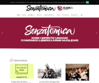 Senzatomica.it(Home) Screenshot