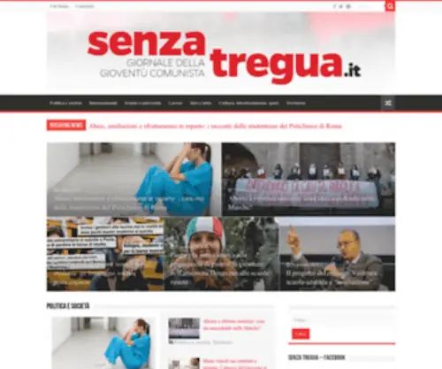 Senzatregua.it(Senza Tregua) Screenshot