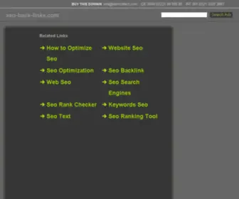 Seo-Back-Links.com(SEO BACKLINKS) Screenshot