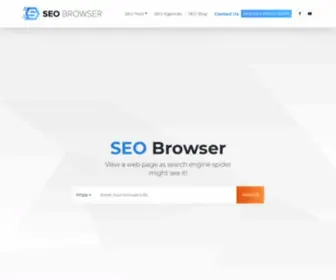 Seo-Browser.com(SEO Browser) Screenshot