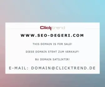 Seo-Degeri.com(SEO) Screenshot