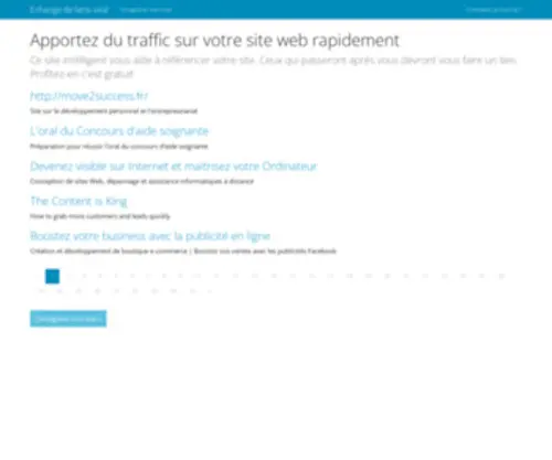 Seo-Links.fr(Echange de liens viral) Screenshot