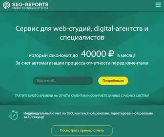 Seo-Reports.ru(автоматическая) Screenshot