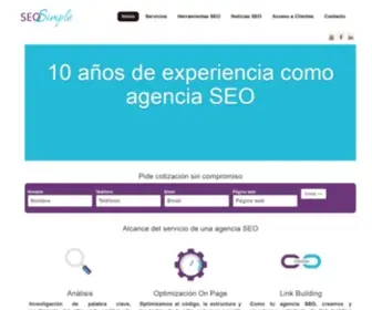 Seo-Simple.com.mx(Agencia) Screenshot