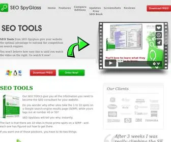 Seo-SPYglass.com(SEO Spyglass) Screenshot