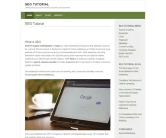 Seo-Tutorial.net(SEO Tutorial) Screenshot