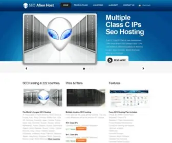 Seoalienhost.com(SEO Alien Host) Screenshot