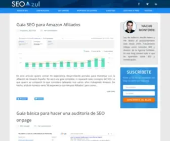 Seoazul.com(Blog de SEO Azul por Nacho Monterde) Screenshot