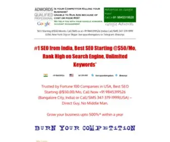 Seobengaluru.com(Google Ads Company) Screenshot