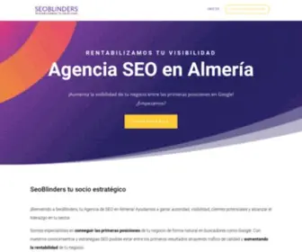 Seoblinders.com(Agencia SEO para e) Screenshot