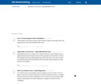 Seobookmarking.club(Do-Follow Social Bookmarking Sites) Screenshot