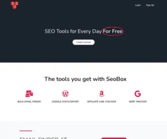 Seobox.io(Everyday SEO Tools) Screenshot