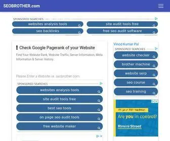 Seobrother.com(Get Free Domain Traffic Ranking and Status) Screenshot