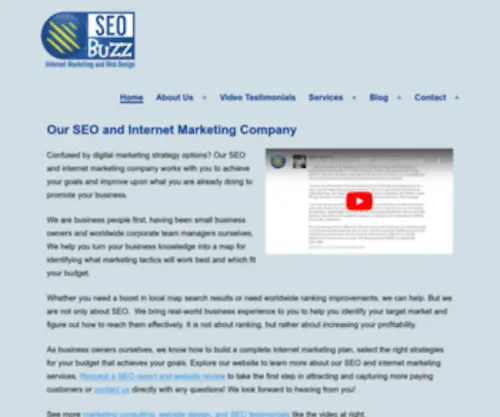 Seobuzzinternetmarketing.com(SEO and Internet Marketing Company) Screenshot