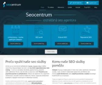 Seocentrum.sk(13 rokov skúseností a stovky spokojných klientov) Screenshot