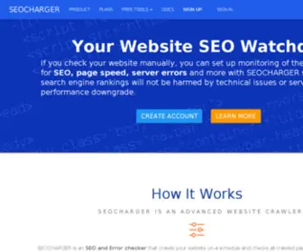Seocharger.com(Professional Free SEO Tool) Screenshot