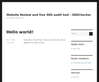 Seochecker.net(GoDaddy Auctions) Screenshot