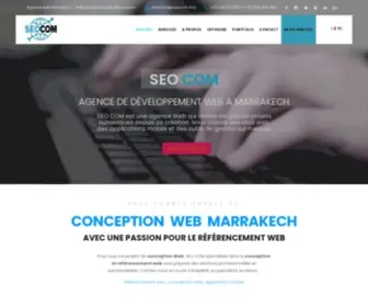 Seocom.ma(Agence De Communication à Marrakech) Screenshot