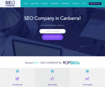 Seocompanycanberra.com.au(The #1 SEO company in Canberra) Screenshot