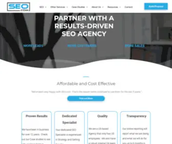 Seo.com(Get the results you need with an SEO company) Screenshot