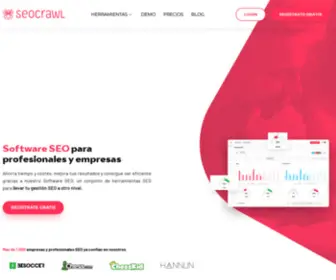 Seocrawl.com(Software SEO y Herramientas SEO Profesionales) Screenshot