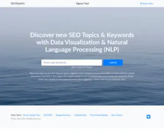 Seodataviz.com(Free SEO NGram Keyword Research Tool) Screenshot