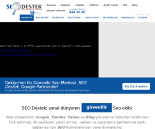Seodestek.com.tr(Seo danışmanlığı) Screenshot