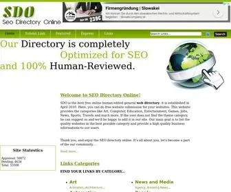 Seodirectoryonline.org(SEO directory online) Screenshot