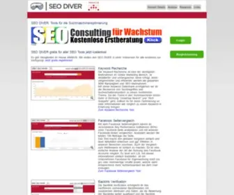 Seodiver.com(SEO DIVER) Screenshot