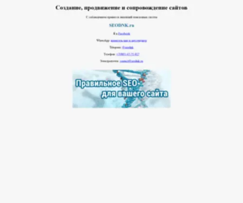 Seodnk.ru(Создание) Screenshot