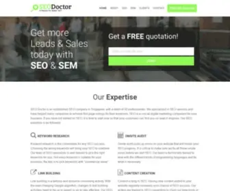 Seodoctor.com.sg(SEO Doctor) Screenshot