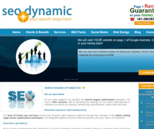 Seodynamic.com.au(SEO Companies) Screenshot