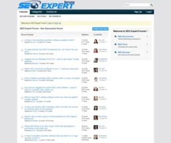 Seoexpertforums.com(SEO Expert Forum) Screenshot