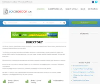SeoforexDirectory.com(Forex Trading Directory) Screenshot