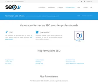 Seoformation.fr(Seo Formation) Screenshot