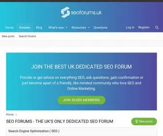 Seoforums.uk(SEO Forums) Screenshot