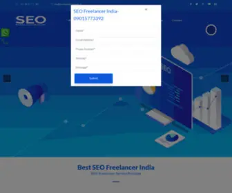 Seofreelancerindia.in(Best SEO Freelancer India (+91 9015 773 392)) Screenshot