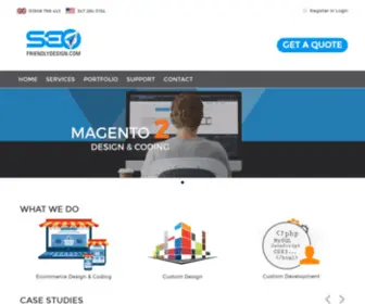 Seofriendlydesign.com(Magento Design & Development by SEO Friendly Design) Screenshot