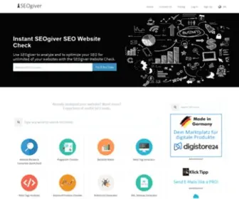 Seogiver.com(RS Domain Registry) Screenshot