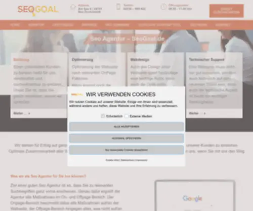 Seogoal.de(Wenn Sie eine ✓ SEO Agentur mit Rundum) Screenshot
