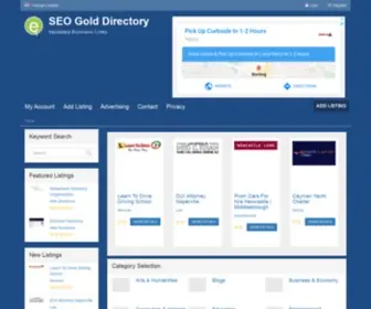 Seogolddirectory.info(SEO Gold Directory) Screenshot