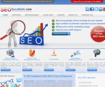 Seogurudelhi.com(SEO India) Screenshot