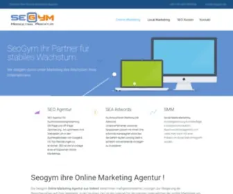 Seogym.de(SEO Agentur Online & Internet Marketing Velbert) Screenshot