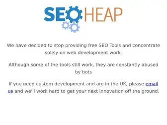 Seoheap.com(Custom Development) Screenshot