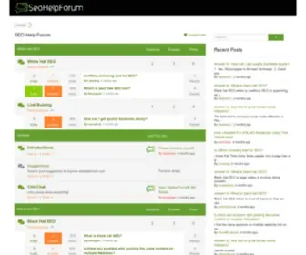 Seohelpforum.com(This forum only has one topic) Screenshot