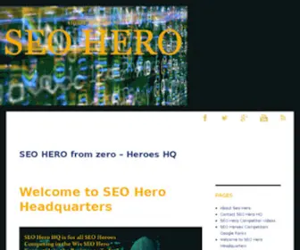 SeoherofromZero.com(SeoherofromZero) Screenshot