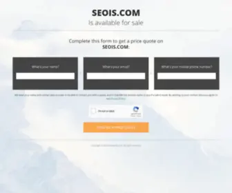 Seois.com(SEO is Simple) Screenshot