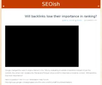 Seoish.com(Affiliate advice) Screenshot