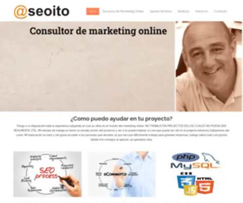 Seoito.com(Consultor de marketing online) Screenshot