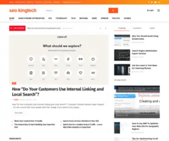 Seokingtech.com(SEO Marketing Tools and Blog) Screenshot